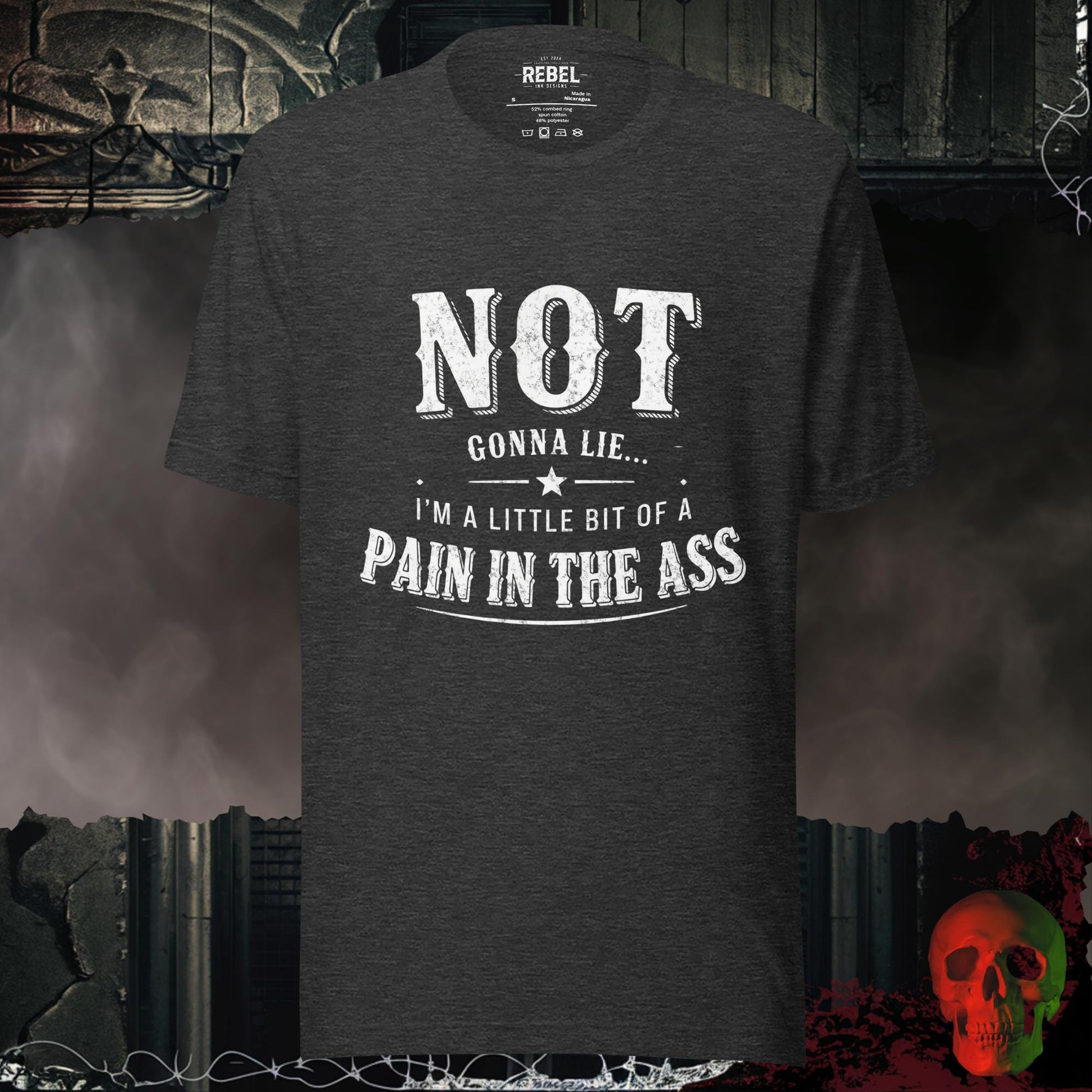 T-Shirt Dark Grey Heather / S Not Gonna Lie Tee