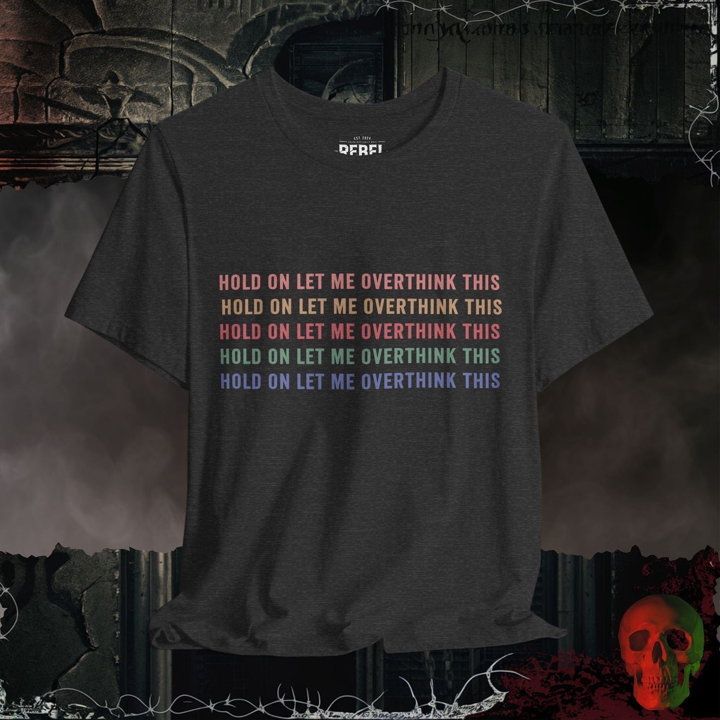 T-Shirt Dark Grey Heather / S Overthinker Tee