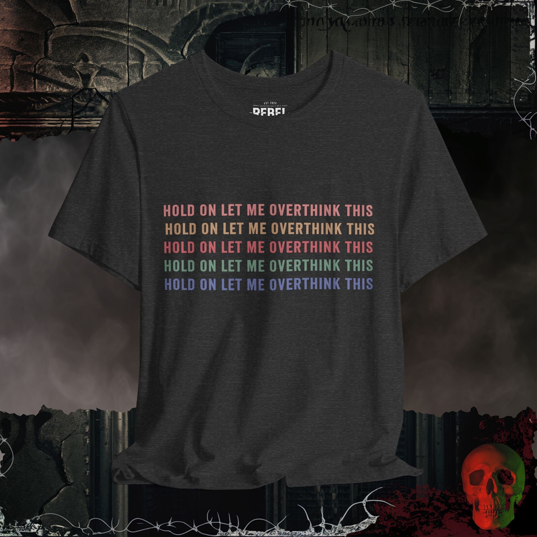 T-Shirt Dark Grey Heather / S Overthinker Tee
