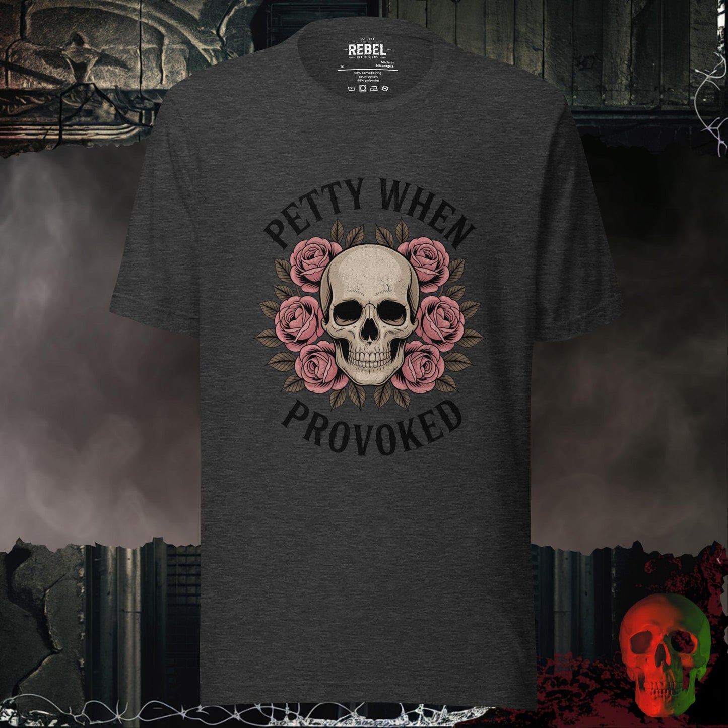 T-Shirt Dark Grey Heather / S Petty When Provoked Tee