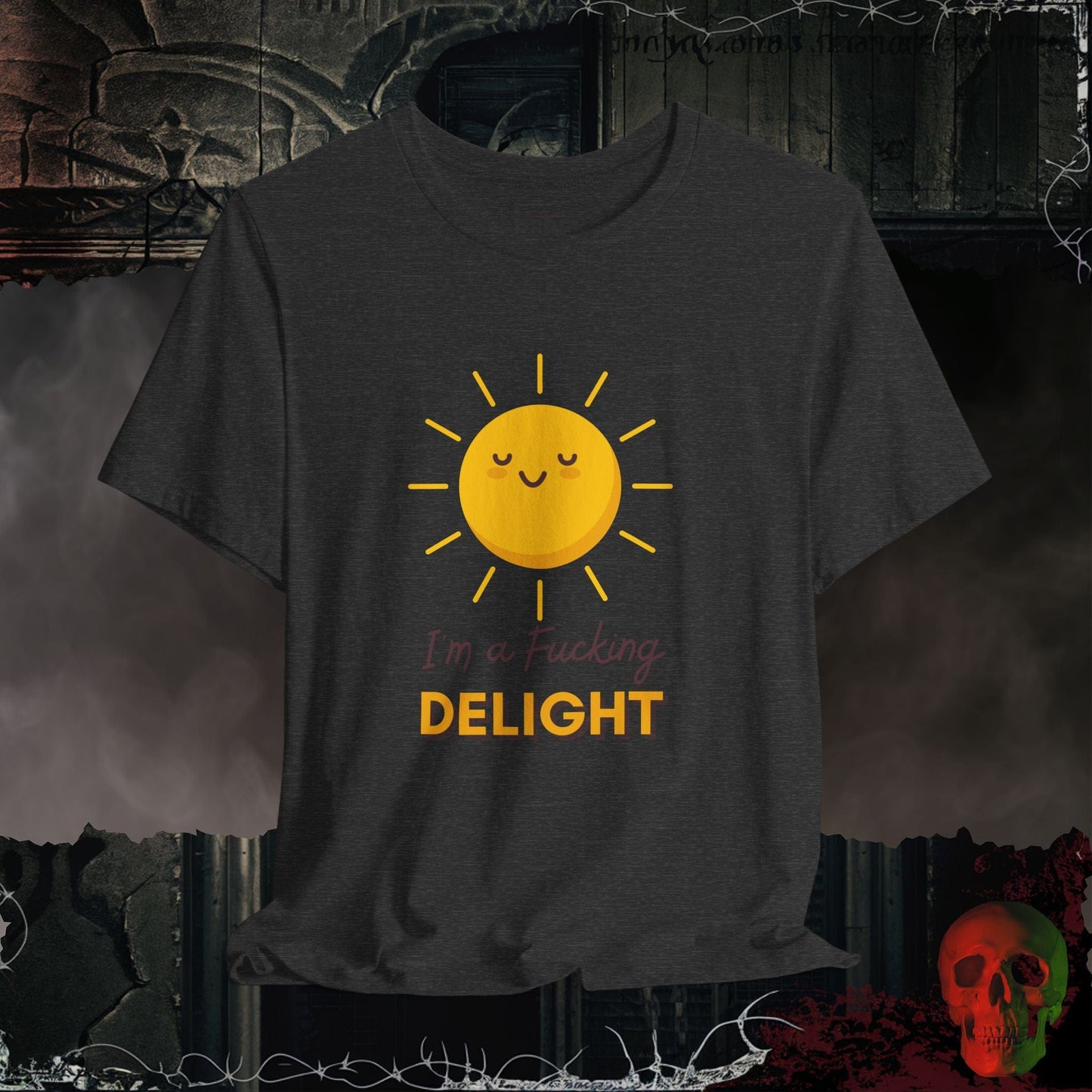 T-Shirt Dark Grey Heather / S Real Delight Tee
