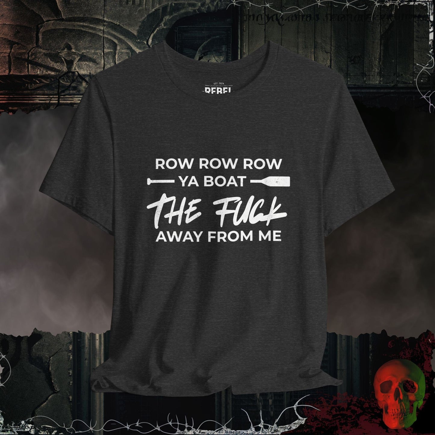 T-Shirt Dark Grey Heather / S Row Ya Boat T-Shirt