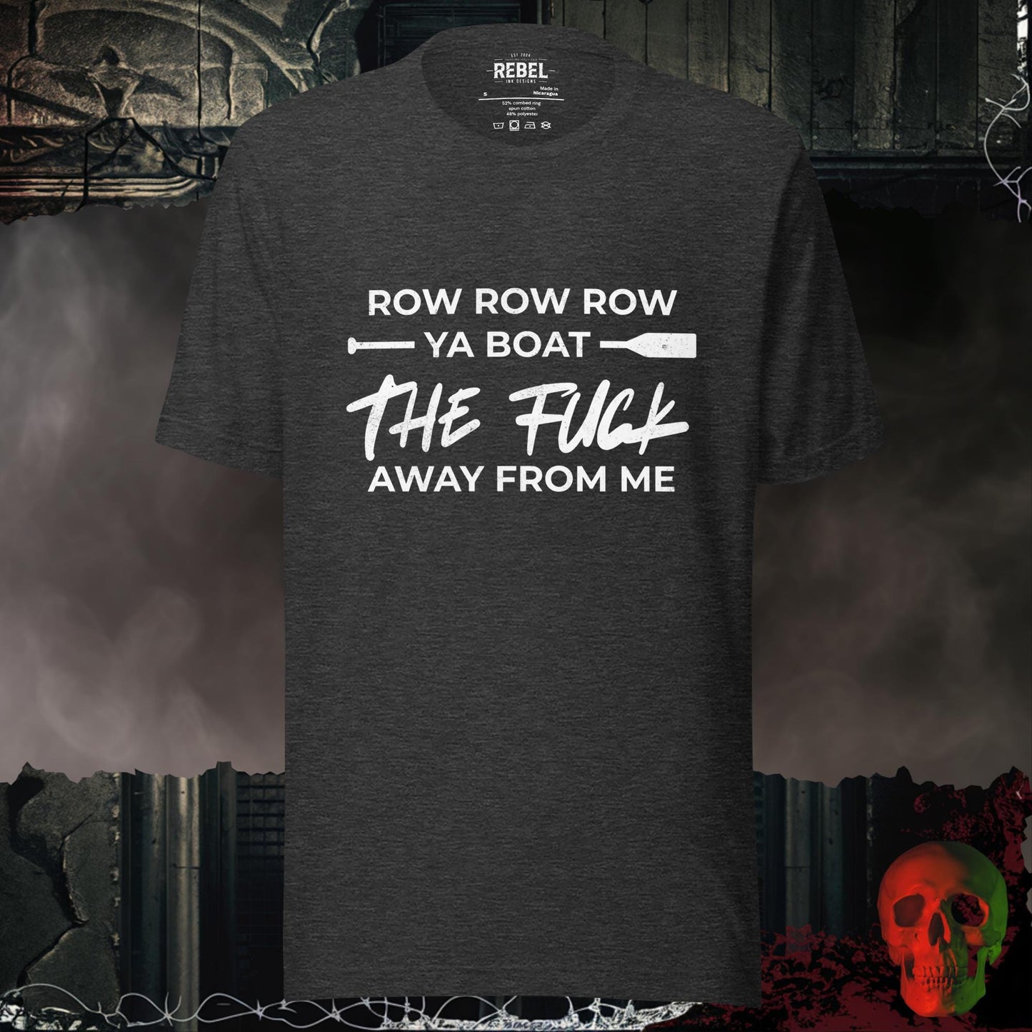 T-Shirt Dark Grey Heather / S Row Ya Boat T-Shirt