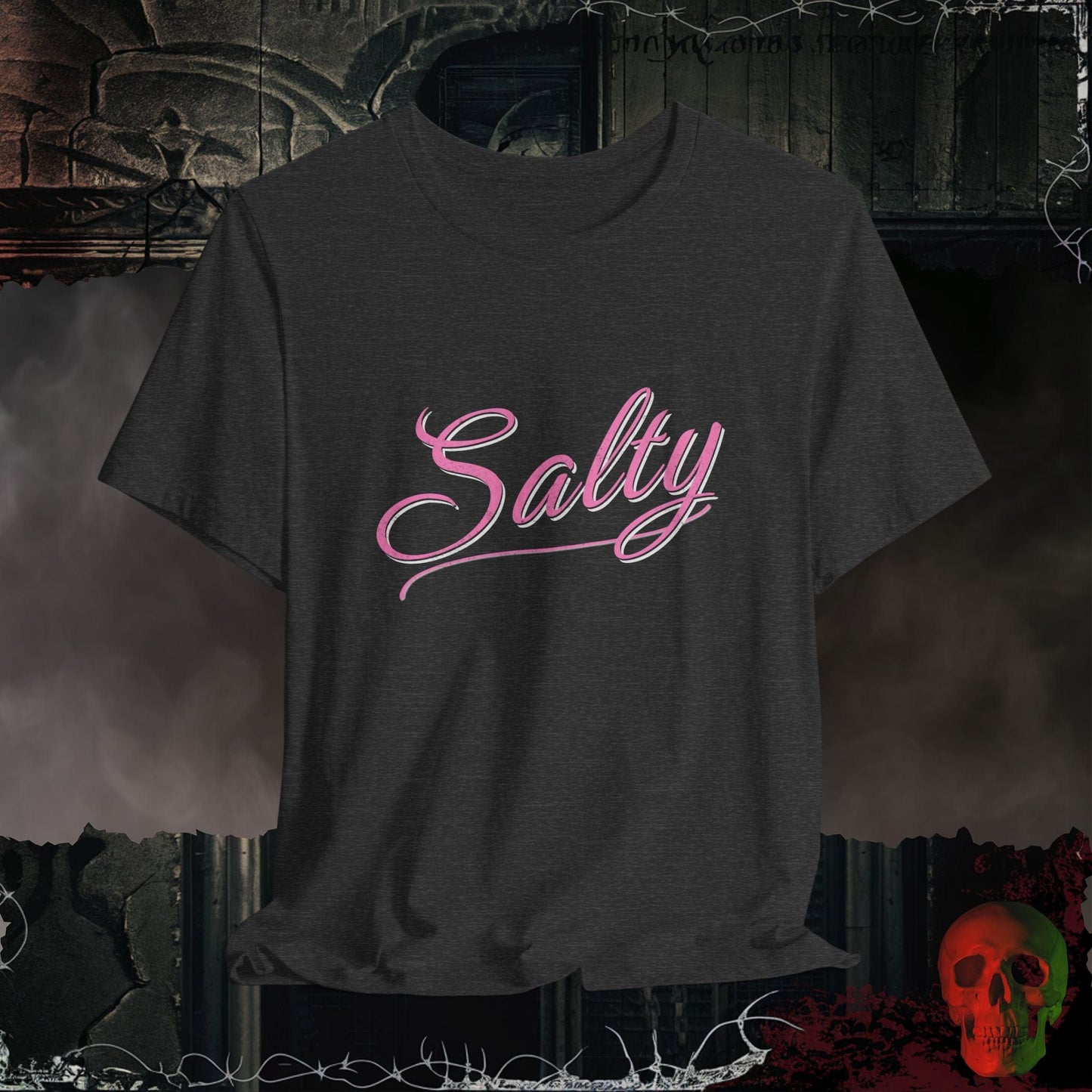 T-Shirt Dark Grey Heather / S Salty Tee