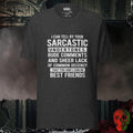 T-Shirt Dark Grey Heather / S Sarcastic Undertone Friendship Tee