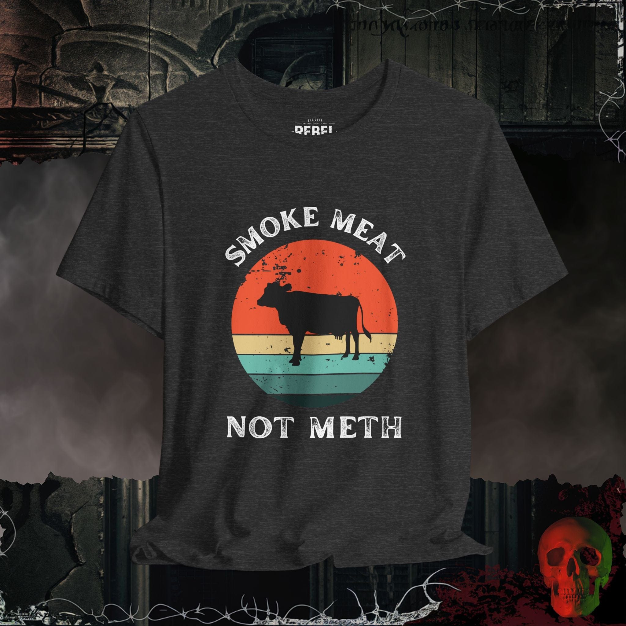 T-Shirt Dark Grey Heather / S Smoke Meat T-Shirt