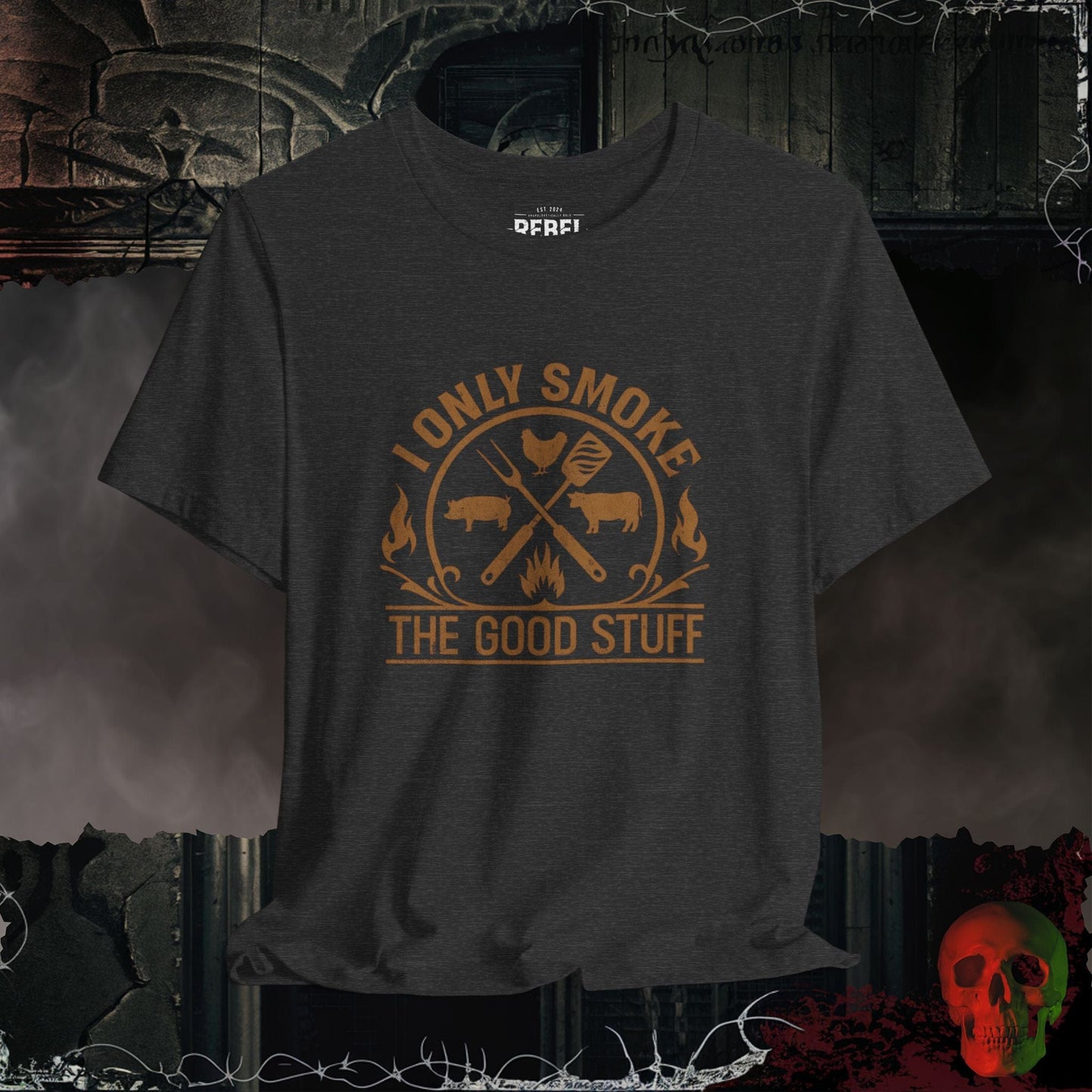T-Shirt Dark Grey Heather / S Smoking The Good Stuff T-Shirt