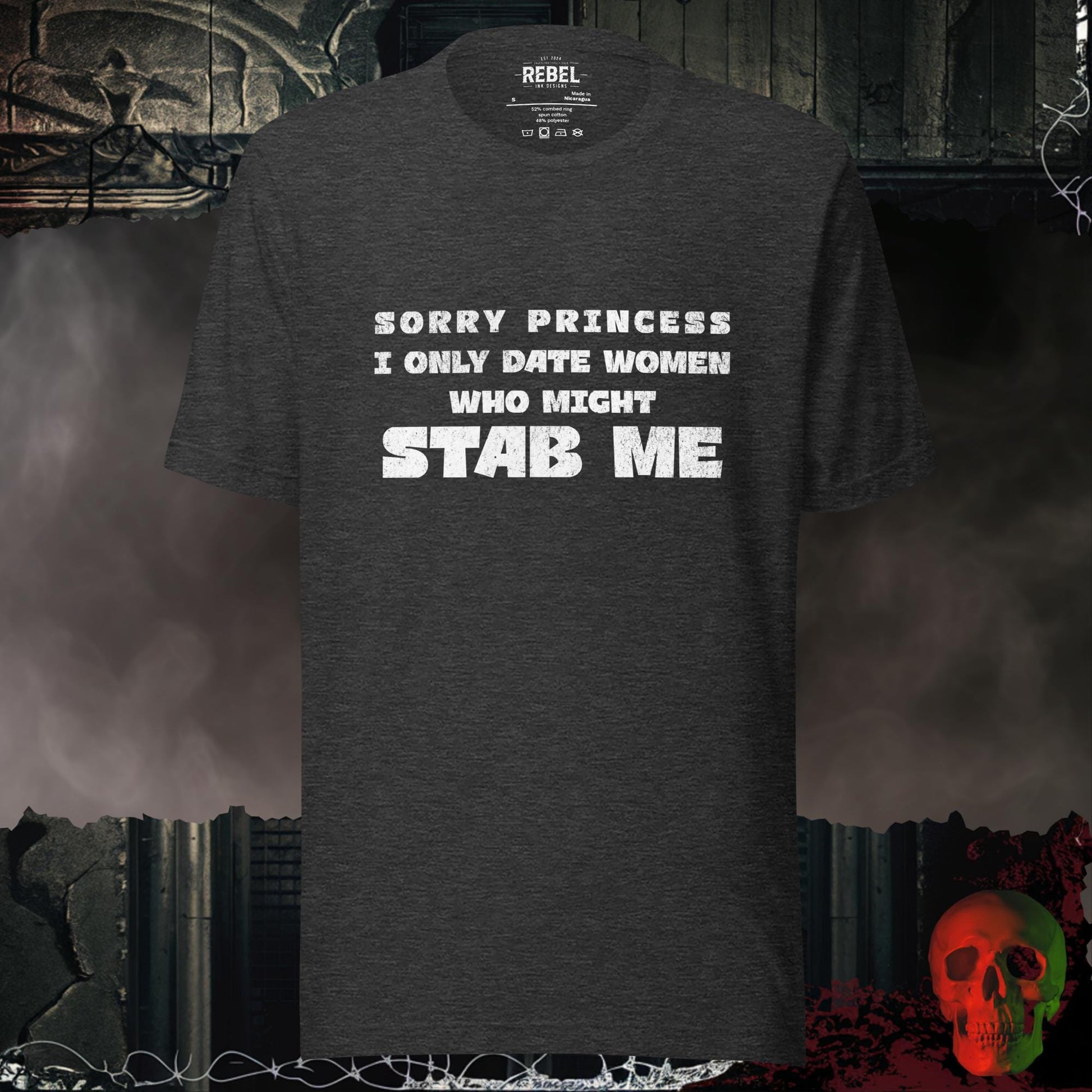 T-Shirt Dark Grey Heather / S Sorry Princess Tee