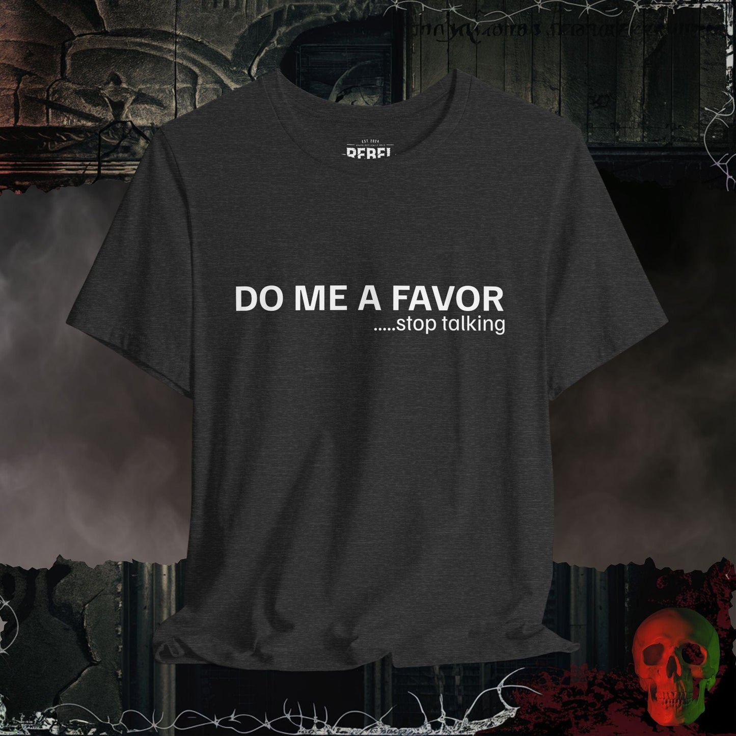 T-Shirt Dark Grey Heather / S Stop Talking T-Shirt