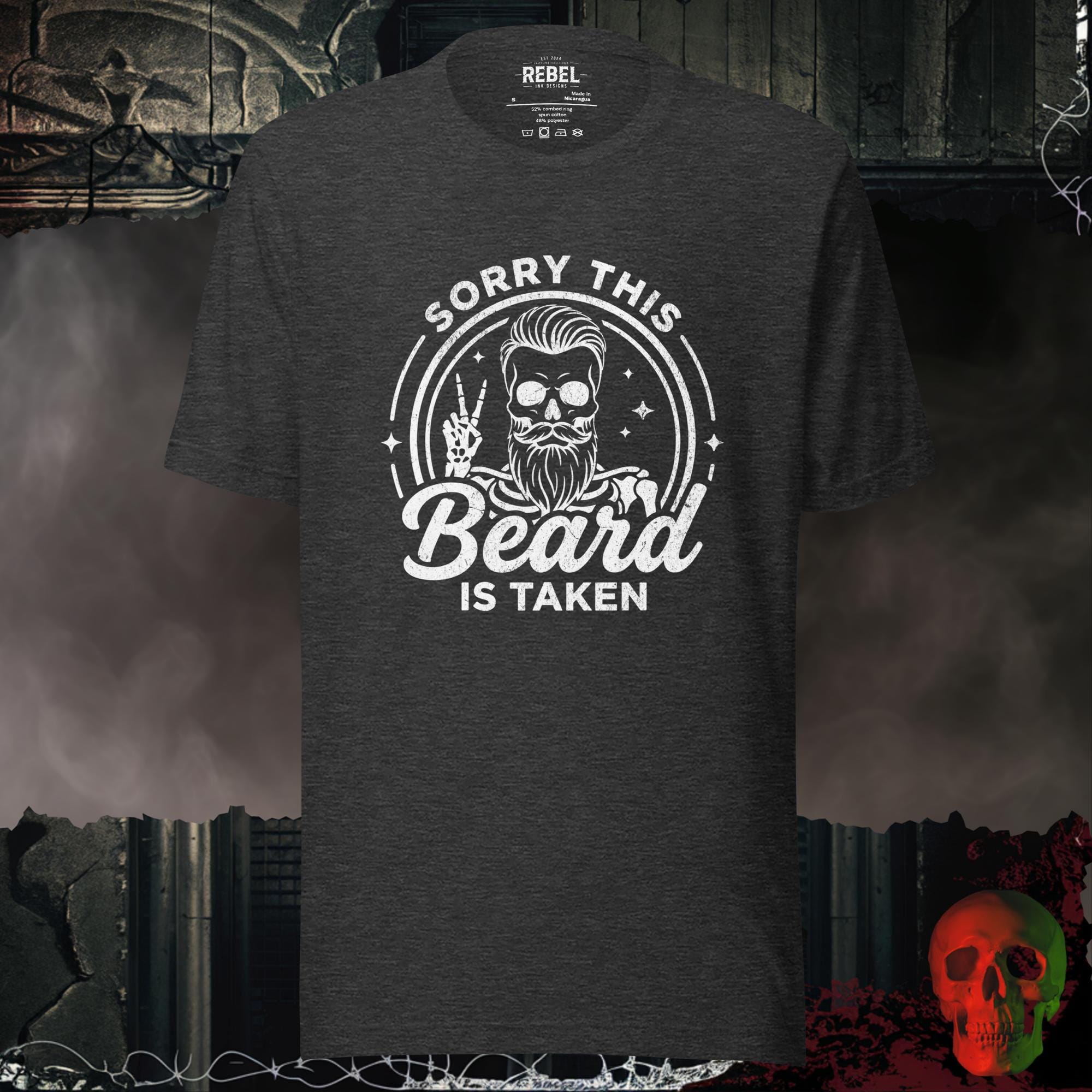 T-Shirt Dark Grey Heather / S This Beard is Taken Tee