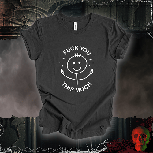 T-Shirt Dark Grey Heather / S This Much! T-Shirt