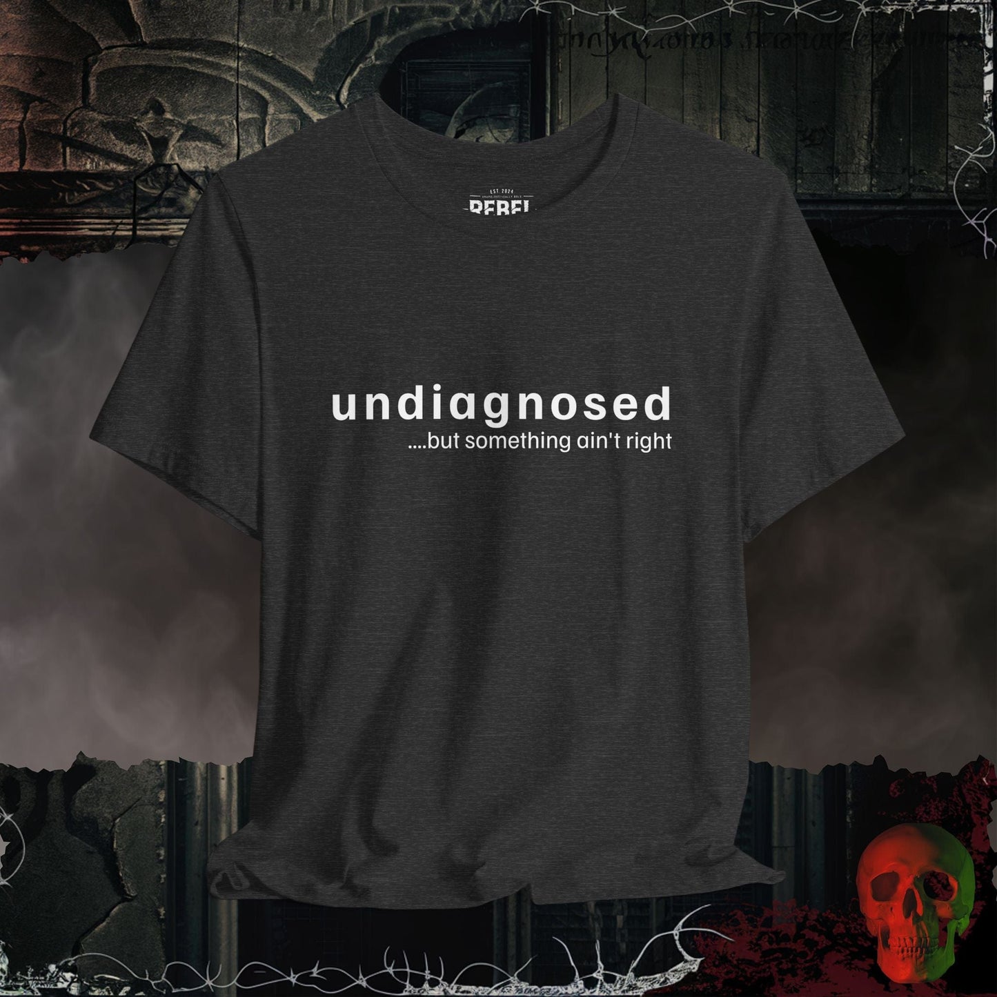 T-Shirt Dark Grey Heather / S "Undiagnosed" T-Shirt
