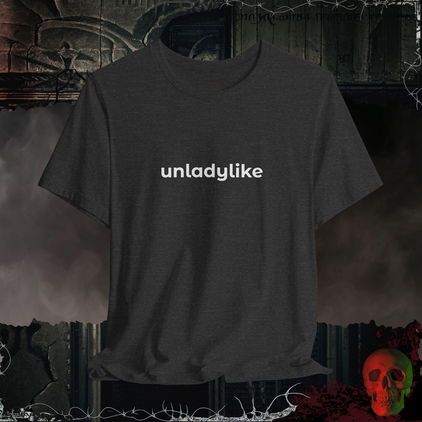 T-Shirt Dark Grey Heather / S Unladylike T-Shirt