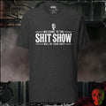 T-Shirt Dark Grey Heather / S Welcome to the Shit Show, I Will Be Your Host Graphic Tee | Rebel Ink Designs