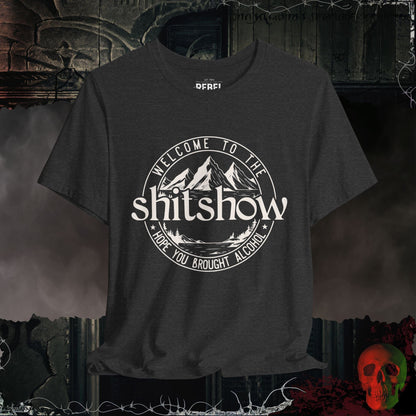 T-Shirt Dark Grey Heather / S Welcome to the Shitshow – Party Survival Tee