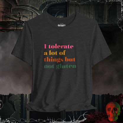 T-Shirt Dark Grey Heather / S Zero Tolerance for Gluten Tee