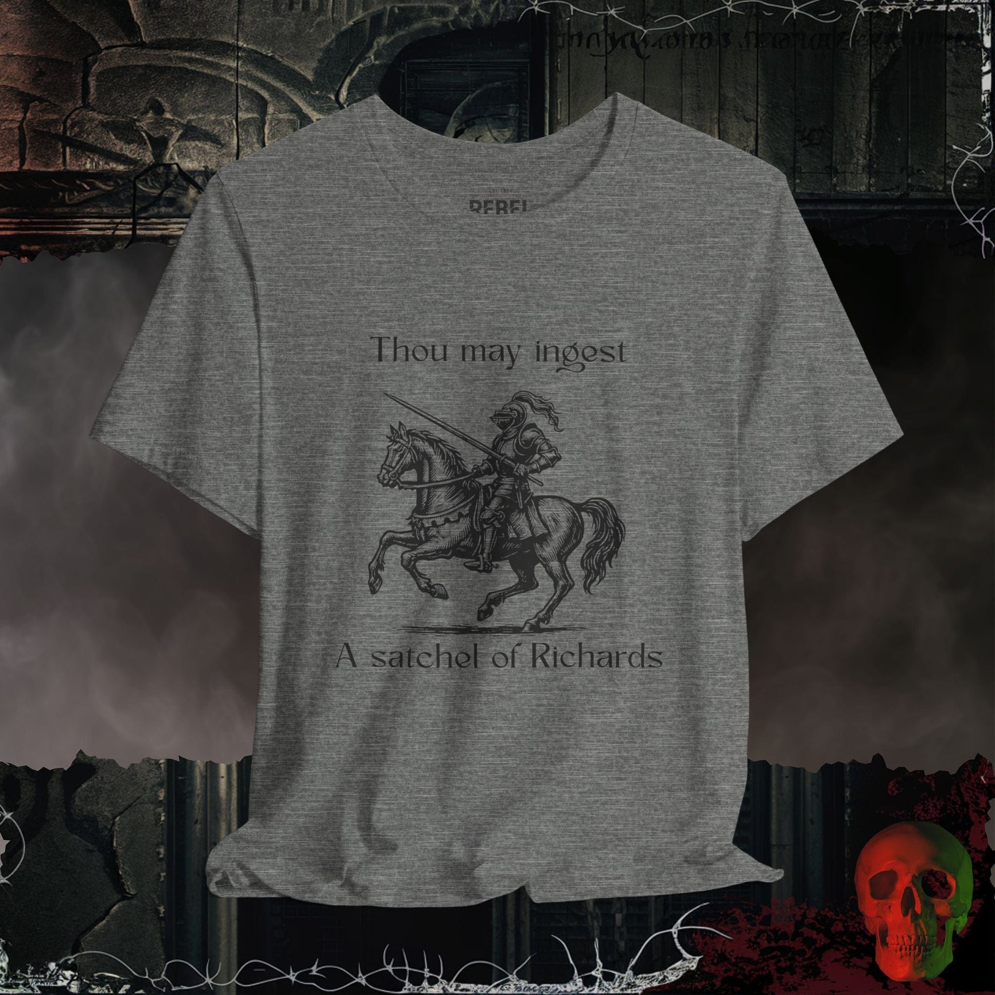 T-Shirt Deep Heather / S A Satchel of Richards Tee