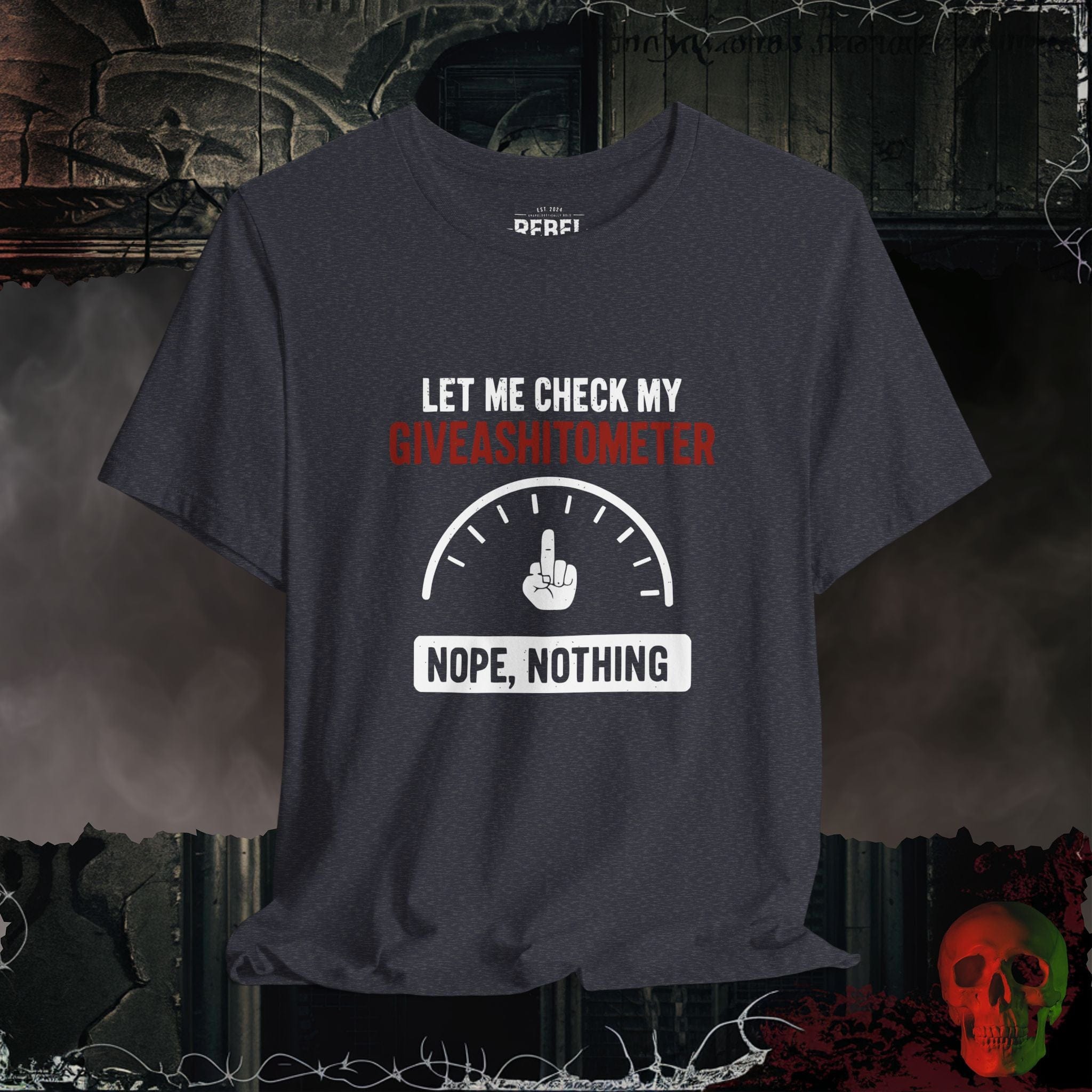 T-Shirt Giveashitometer Tee