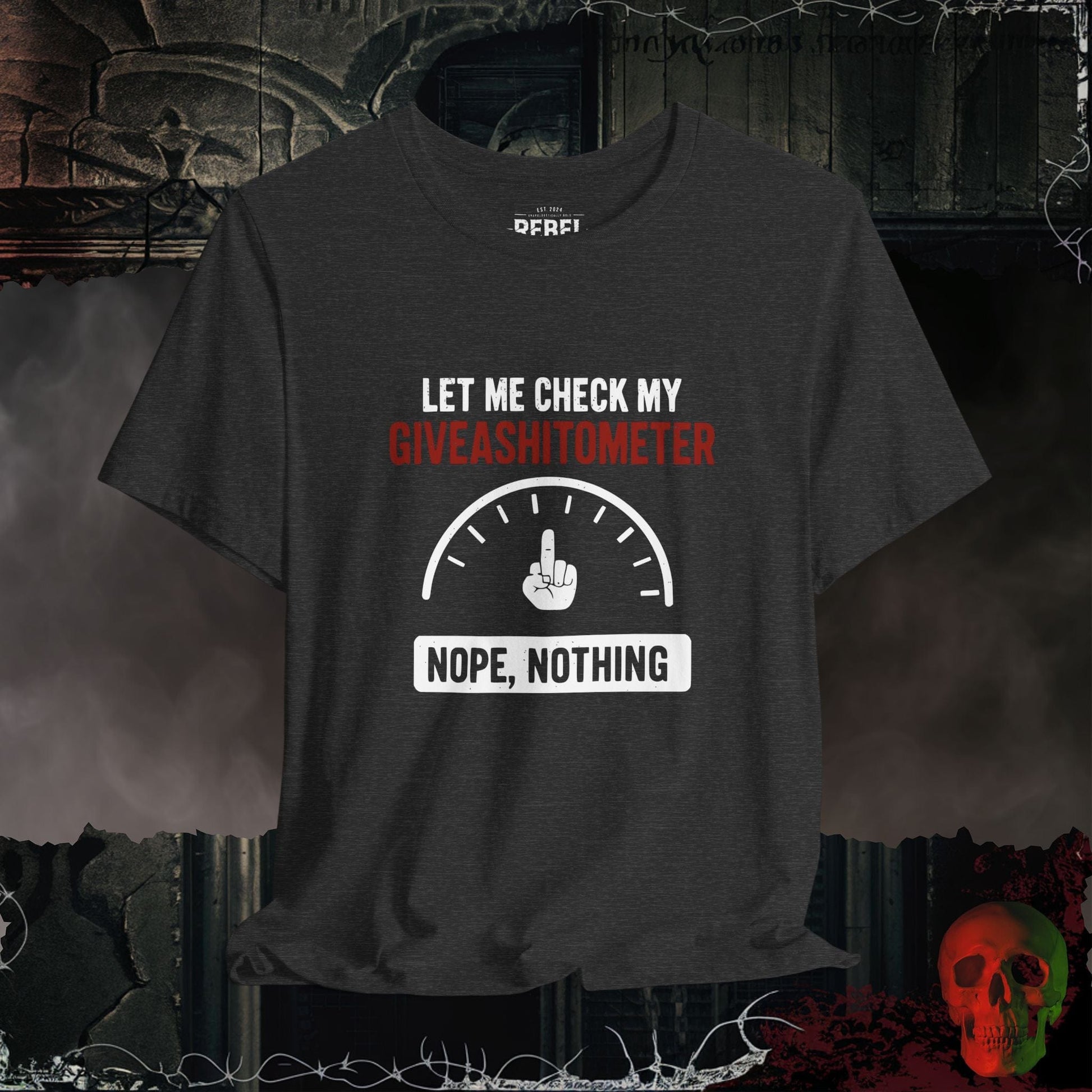 T-Shirt Giveashitometer Tee