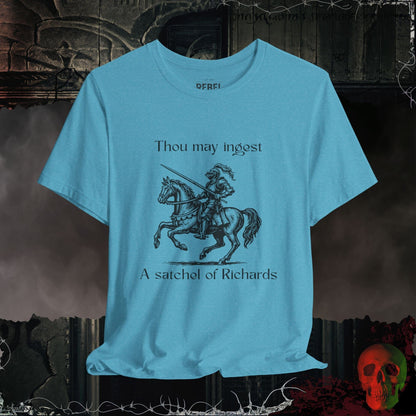 T-Shirt Heather Aqua / S A Satchel of Richards Tee