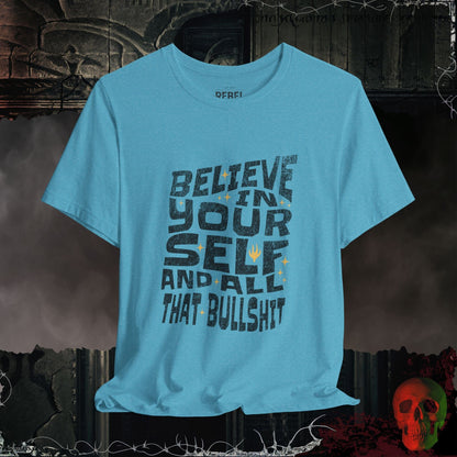 T-Shirt Heather Aqua / S Believe In Yourself Tee