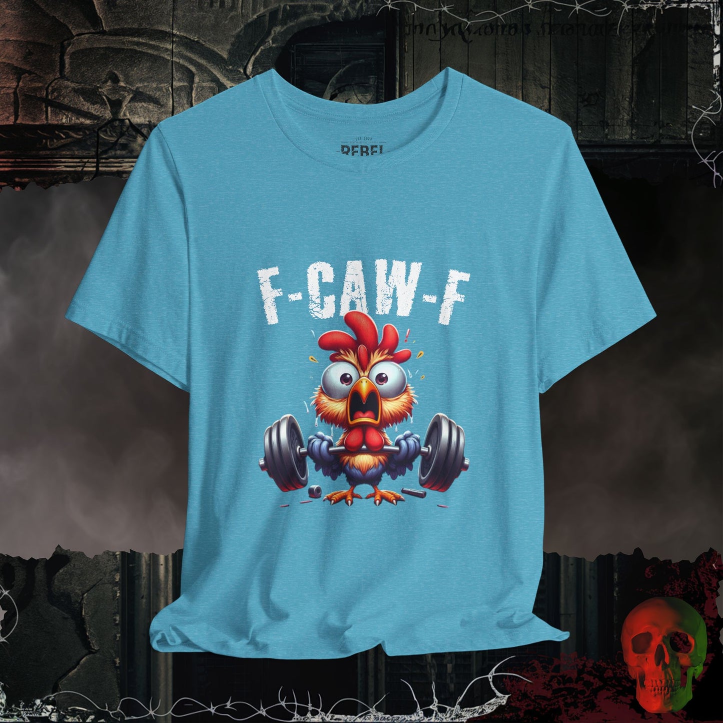 T-Shirt Heather Aqua / S F-Caw-F Tee