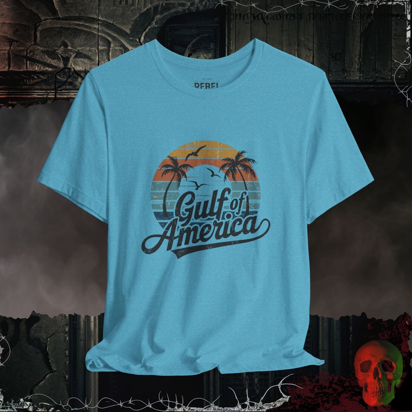 T-Shirt Heather Aqua / S Gulf of America T-Shirt