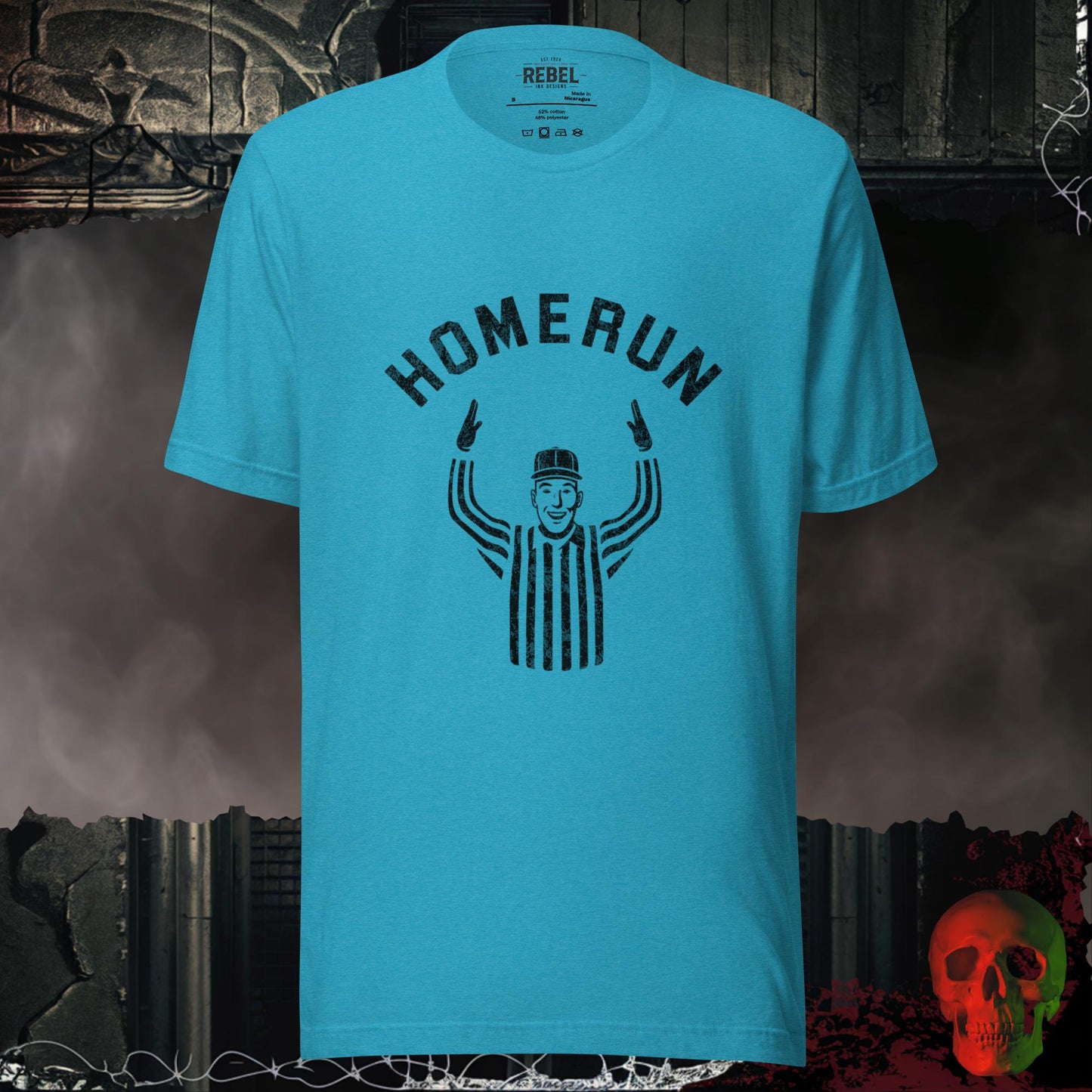 T-Shirt Heather Aqua / S Home Run Attitude Tee