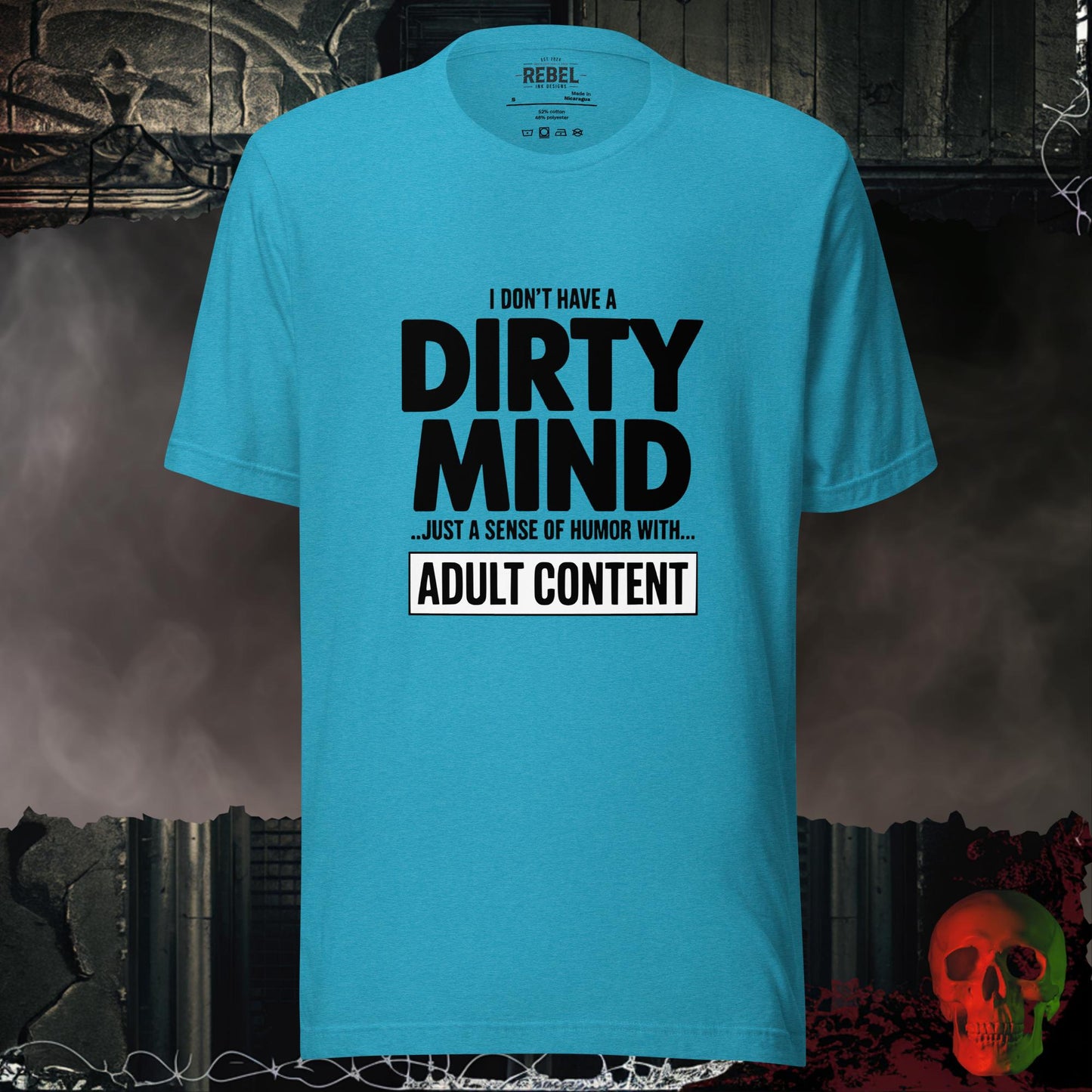 T-Shirt Heather Aqua / S I Don't Have a Dirty Mind Tee