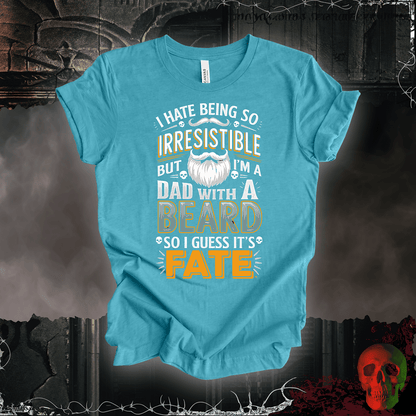 T-Shirt Heather Aqua / S Irresistible Bearded Dad T-Shirt