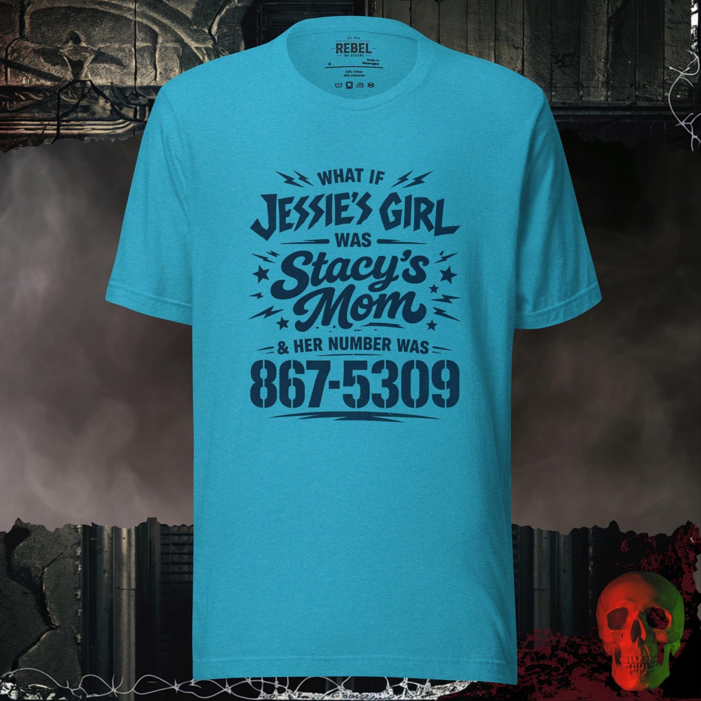 T-Shirt Heather Aqua / S Jessie’s Girl, Stacy’s Mom Tee