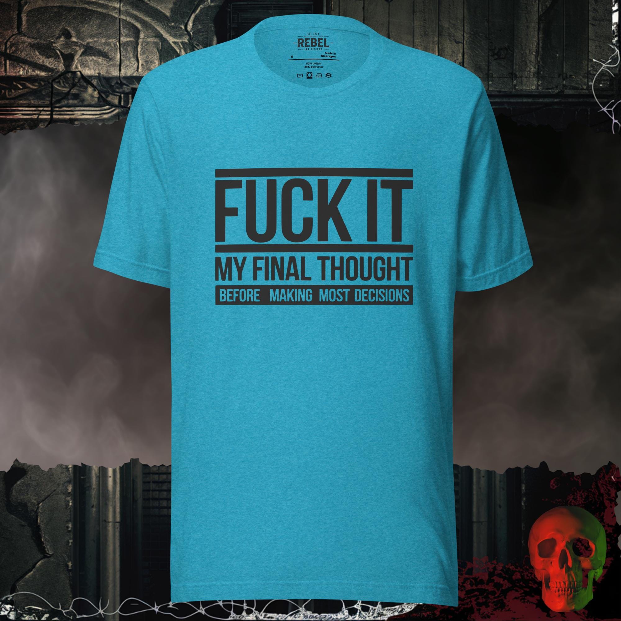 T-Shirt Heather Aqua / S Life Decisions T-Shirt