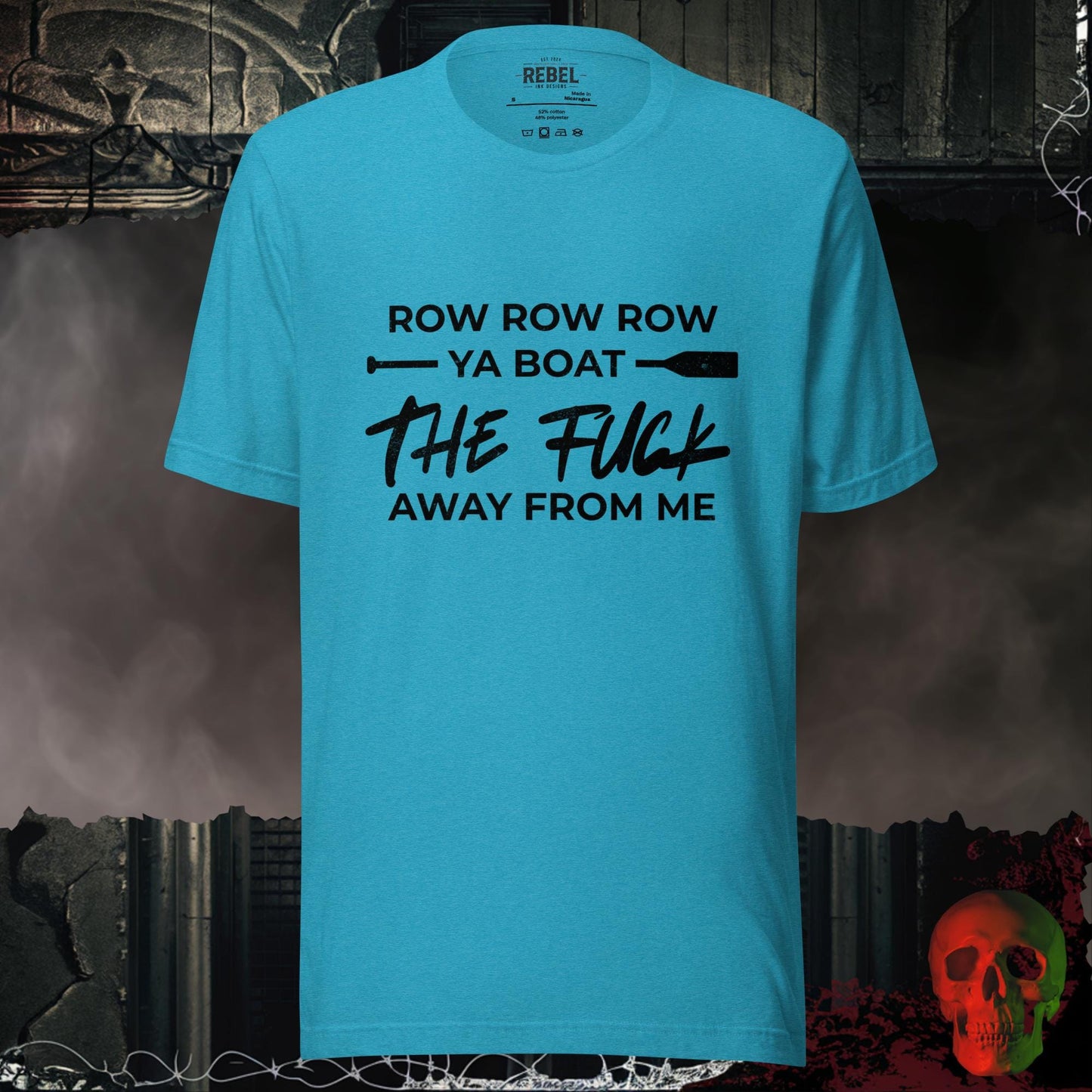 T-Shirt Heather Aqua / S Row Ya Boat T-Shirt