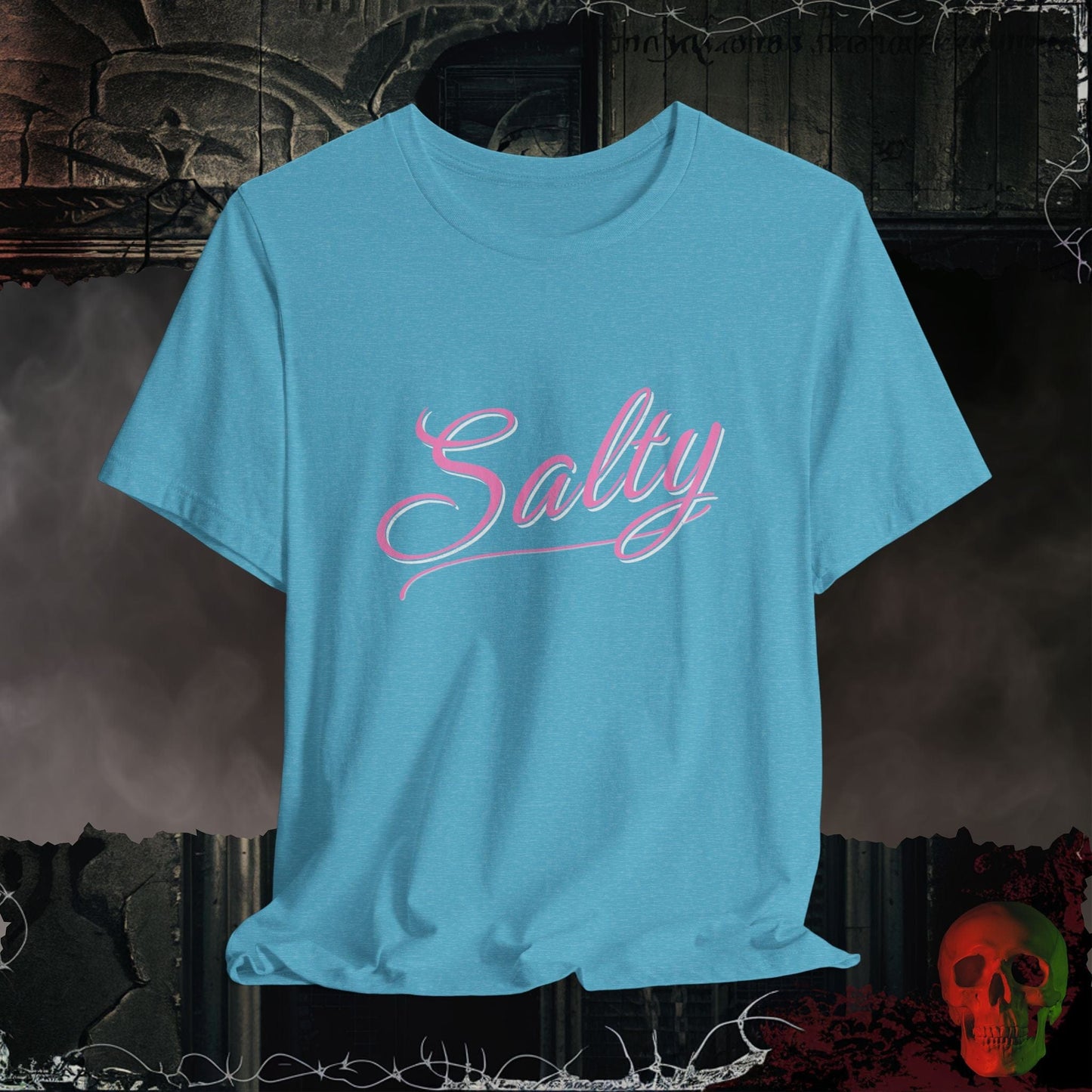 T-Shirt Heather Aqua / S Salty Tee