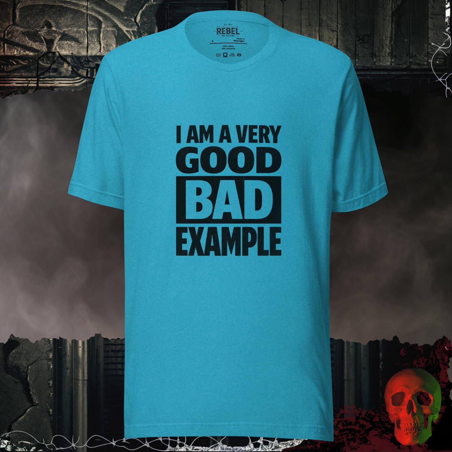 T-Shirt Heather Aqua / S Very Good Bad Example