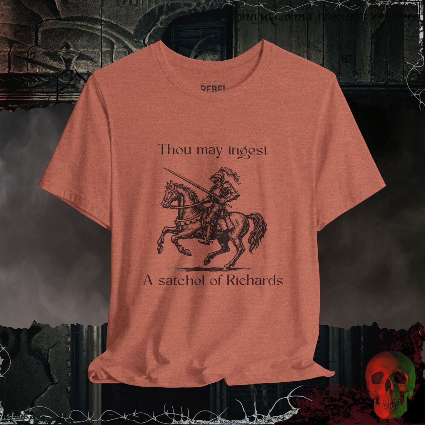 T-Shirt Heather Clay / S A Satchel of Richards Tee