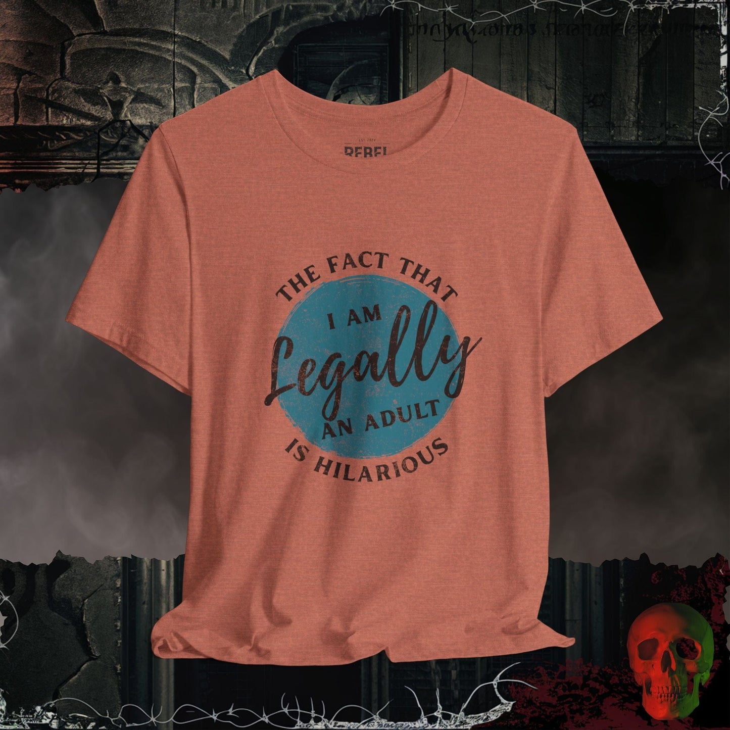 T-Shirt Heather Clay / S Am I Really Legal Tee