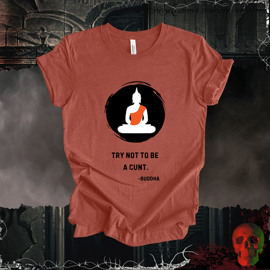 T-Shirt Heather Clay / S Buddha Speaks Tee