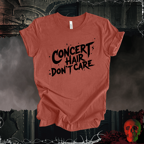 T-Shirt Heather Clay / S Concert Hair Don’t Care T-Shirt