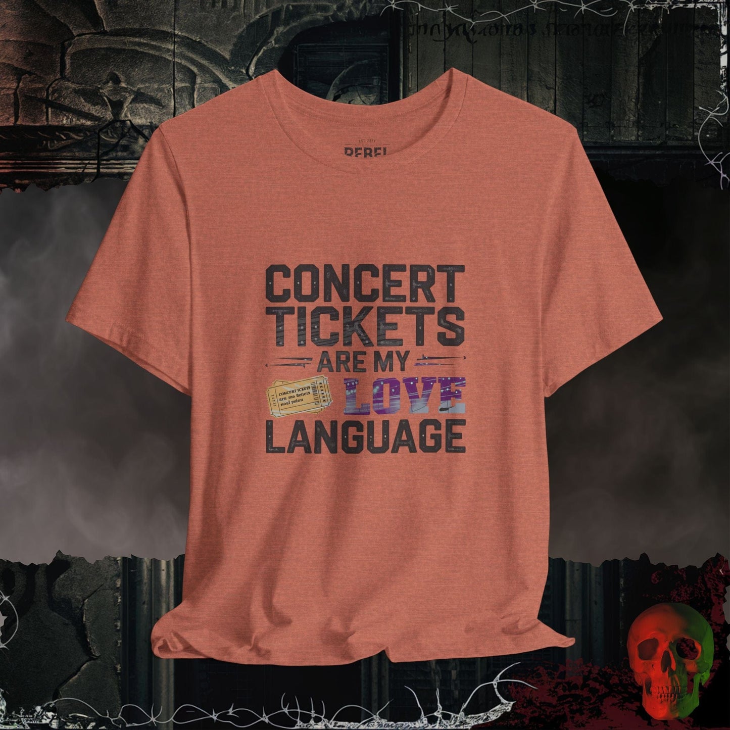 T-Shirt Heather Clay / S Concert Tickets