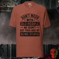 T-Shirt Heather Clay / S Don't Mess With Old People Tee