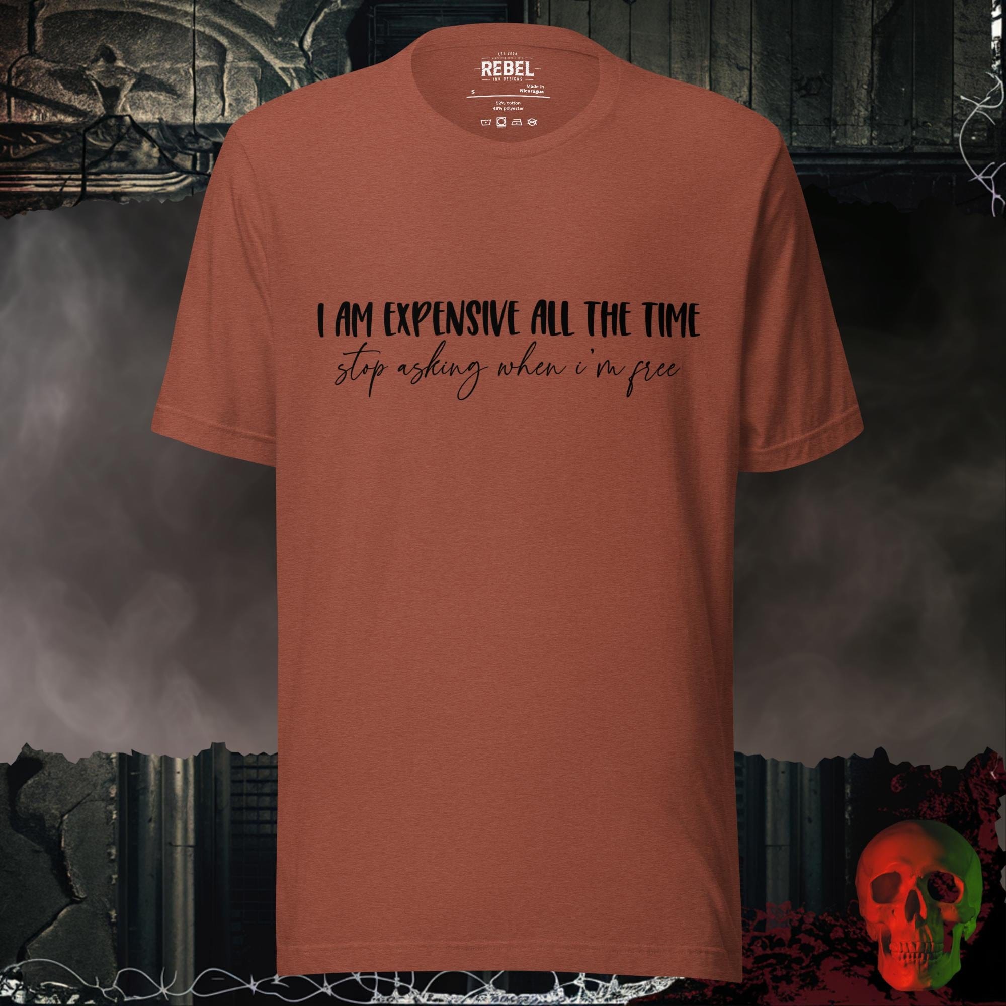 T-Shirt Heather Clay / S Expensive All The Time Tee