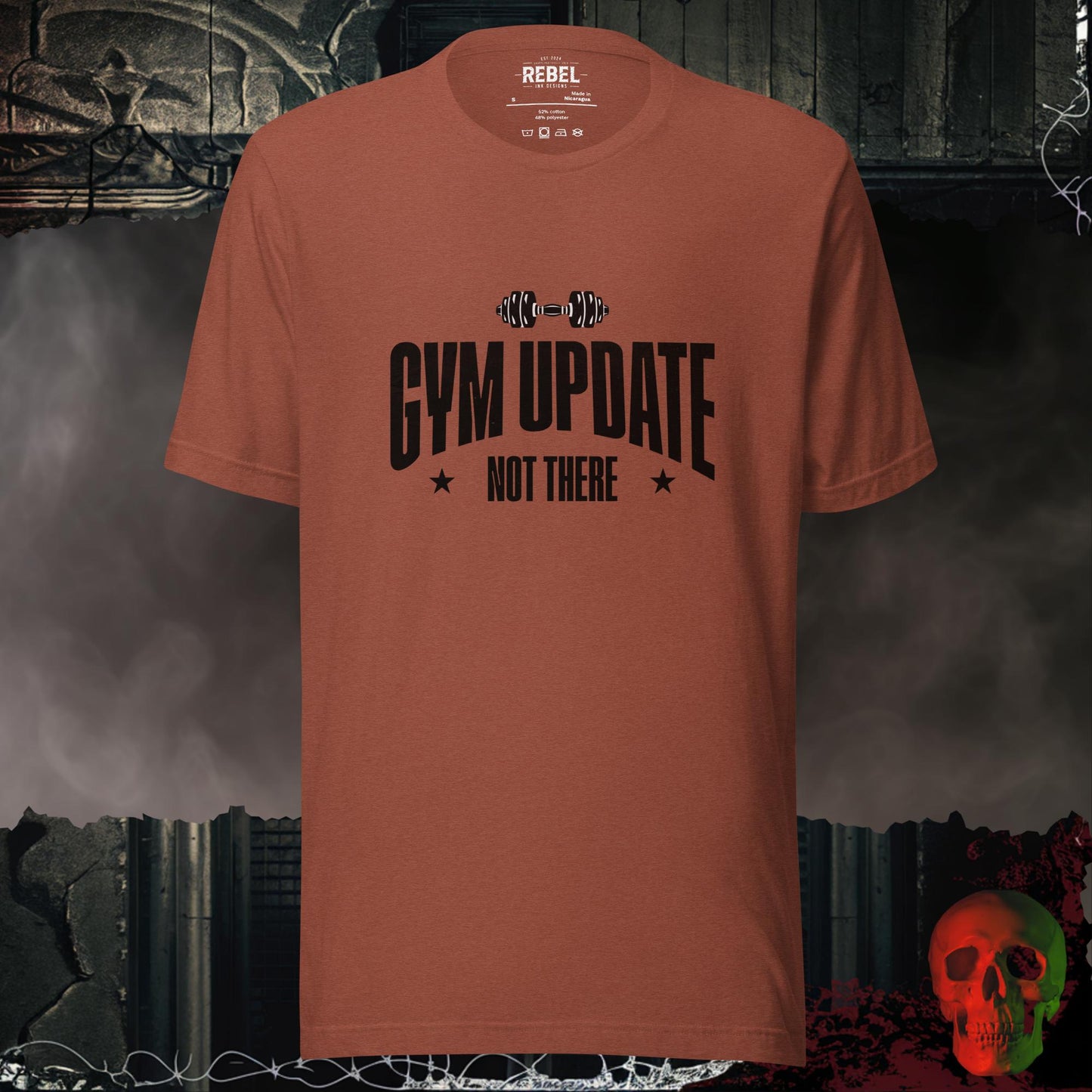 T-Shirt Heather Clay / S Gym Update: Not There Tee