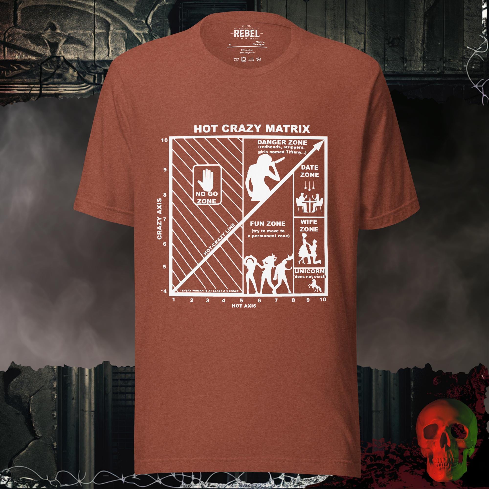 T-Shirt Heather Clay / S Hot Crazy Matrix Tee