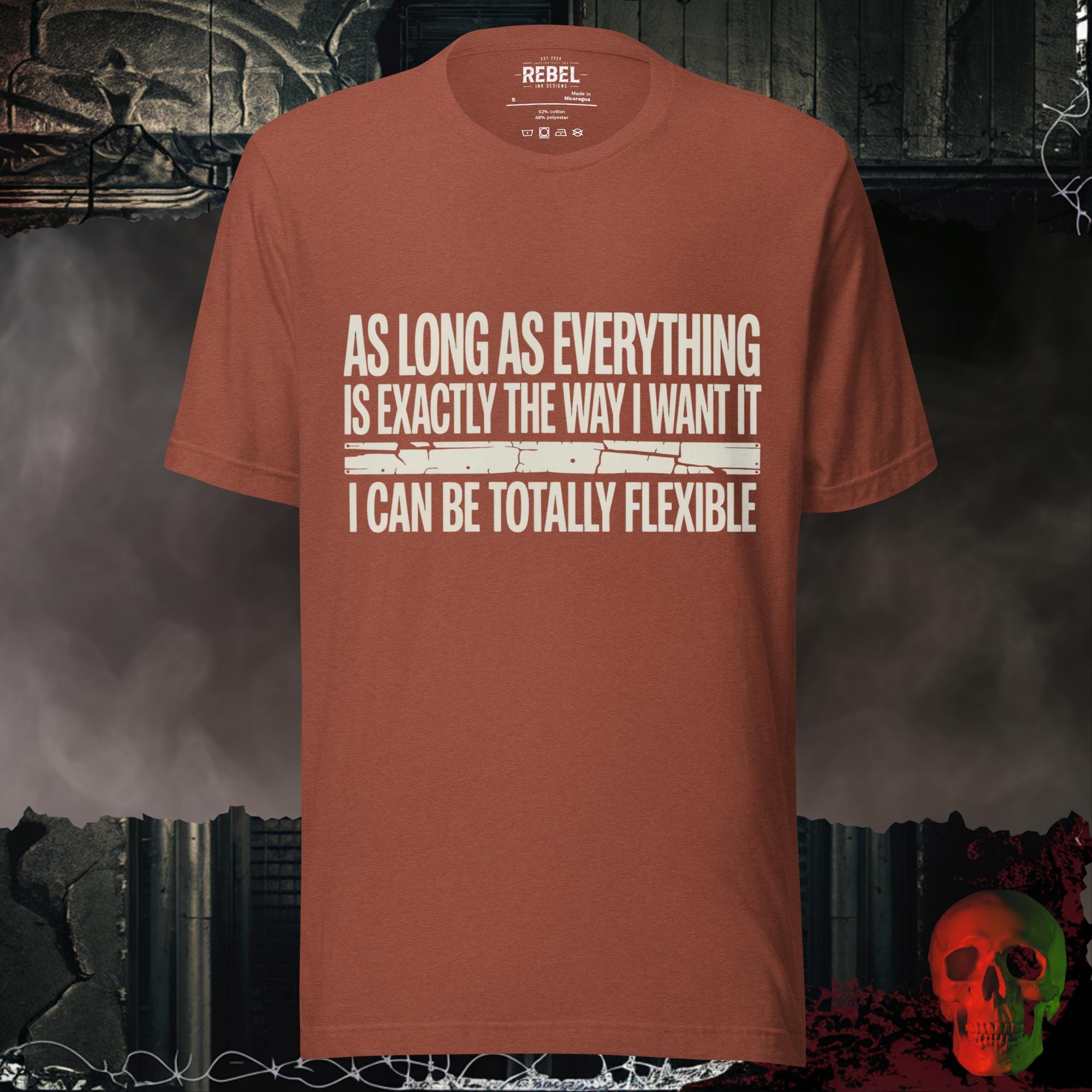 T-Shirt Heather Clay / S I Can Be Totally Flexible Tee