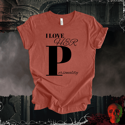 T-Shirt Heather Clay / S I Love Her 'P' T-Shirt