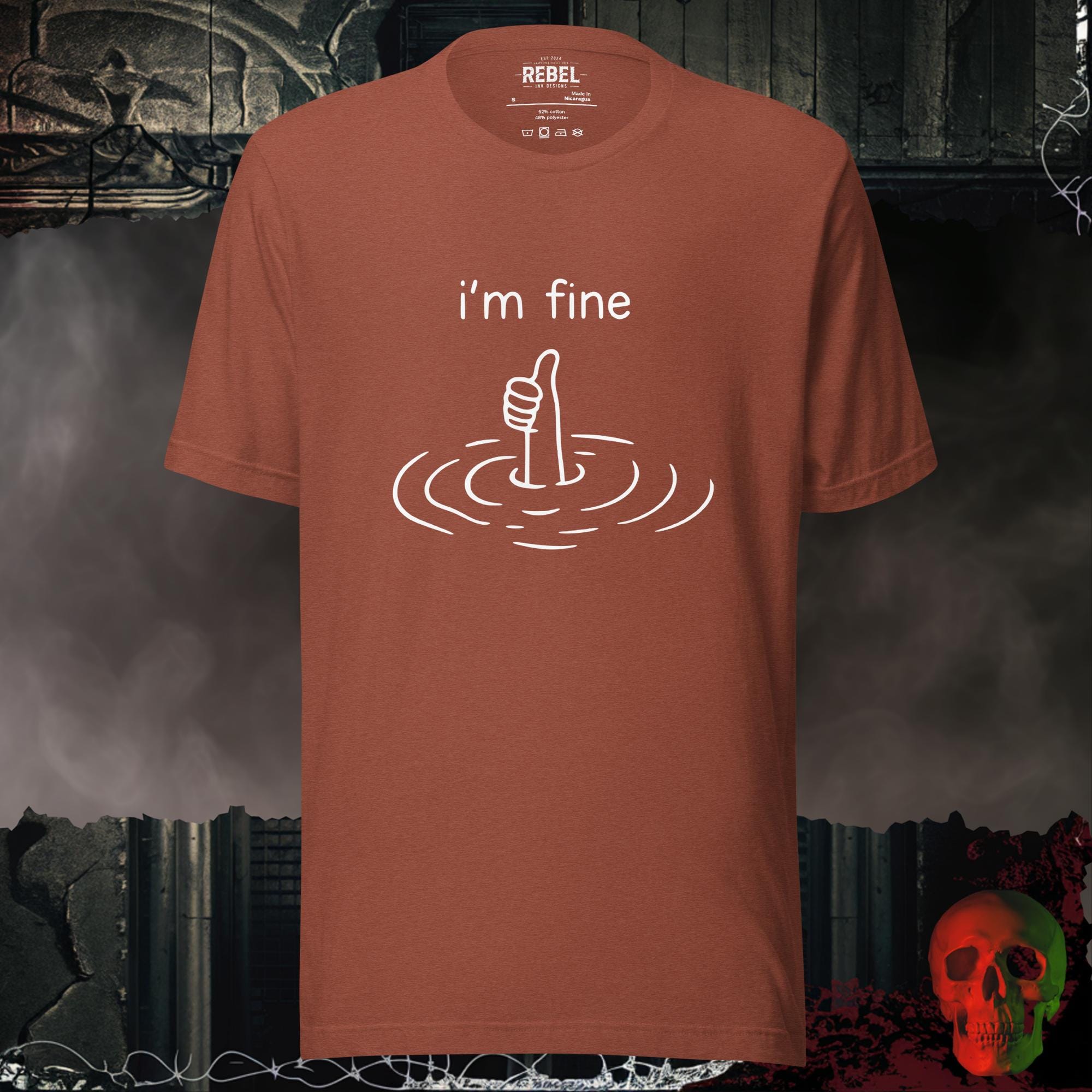T-Shirt Heather Clay / S I'm Fine Tee