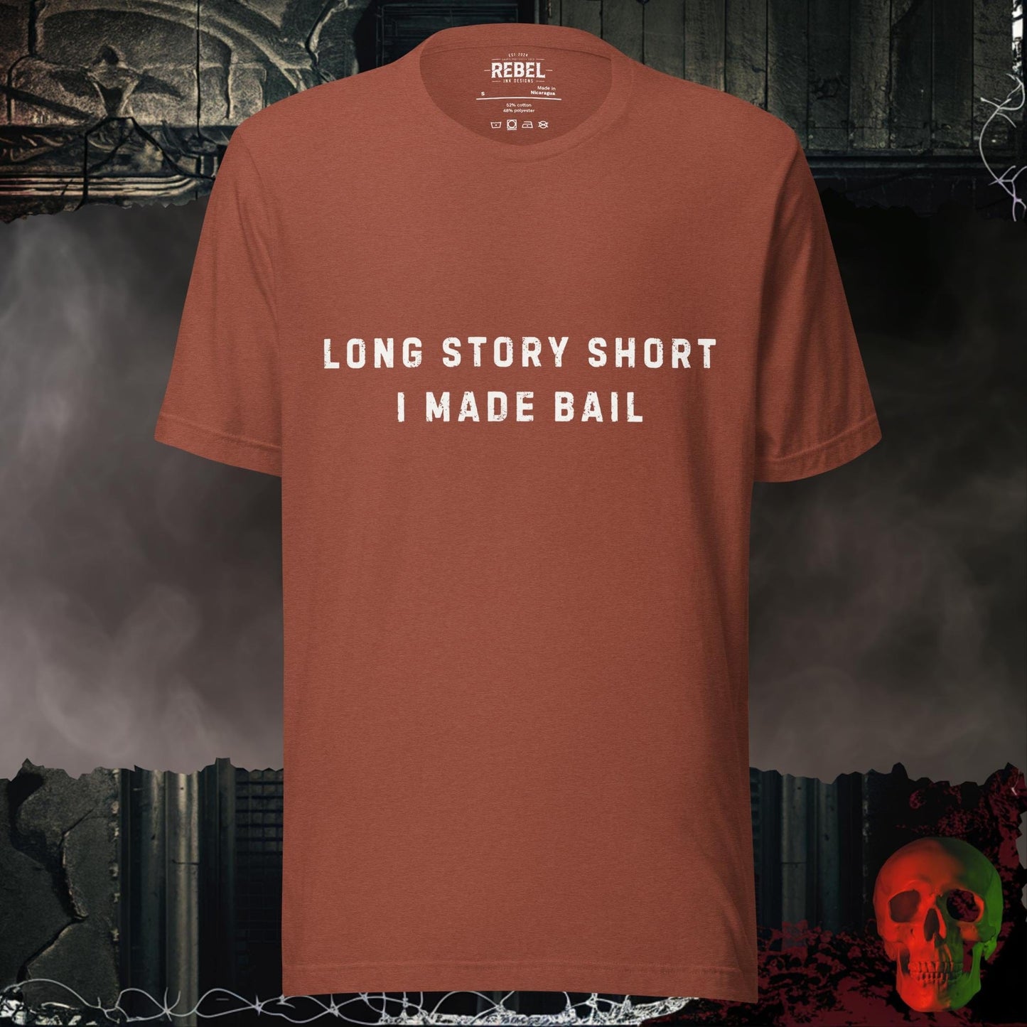 T-Shirt Heather Clay / S I Made Bail Tee