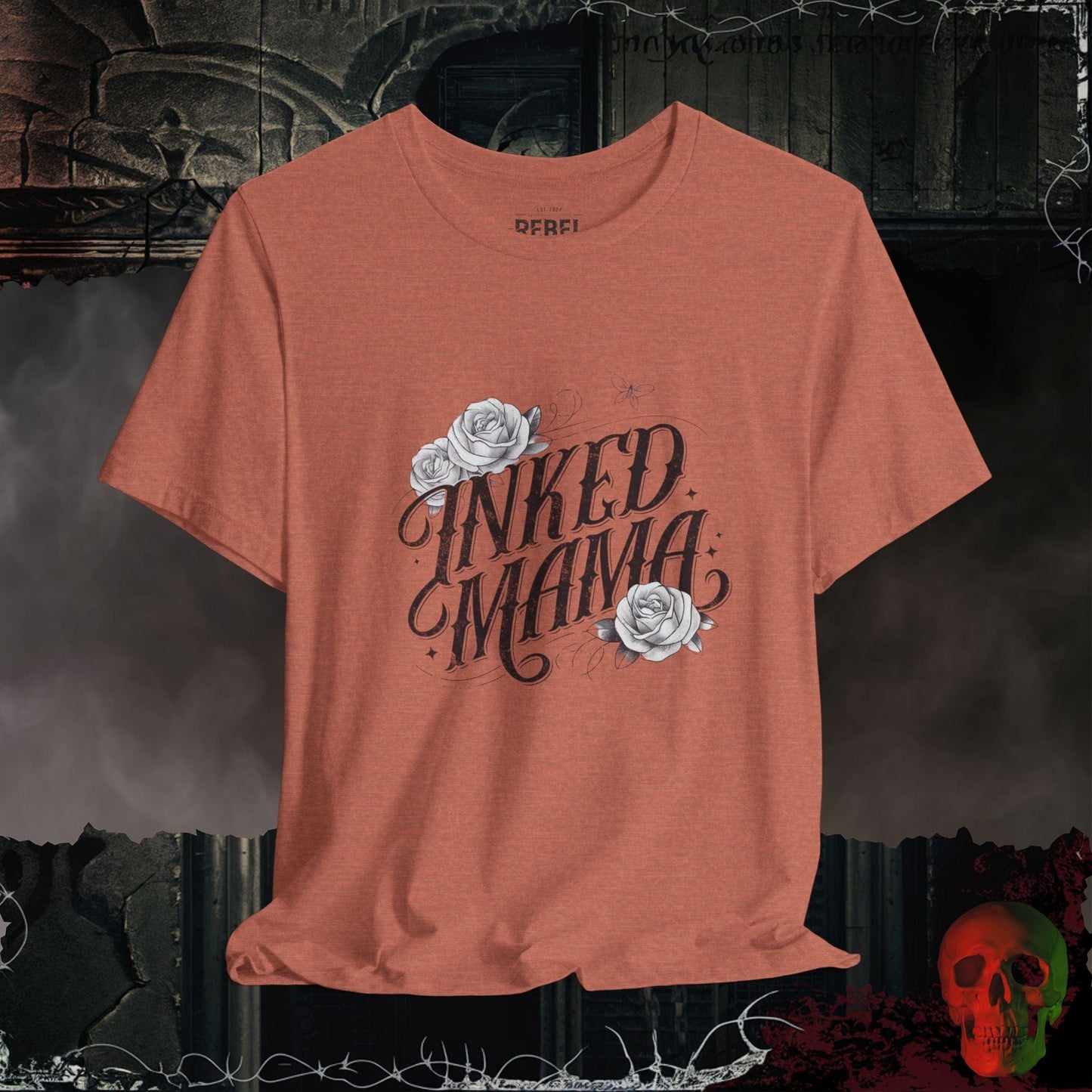 T-Shirt Heather Clay / S Inked Mama Tee