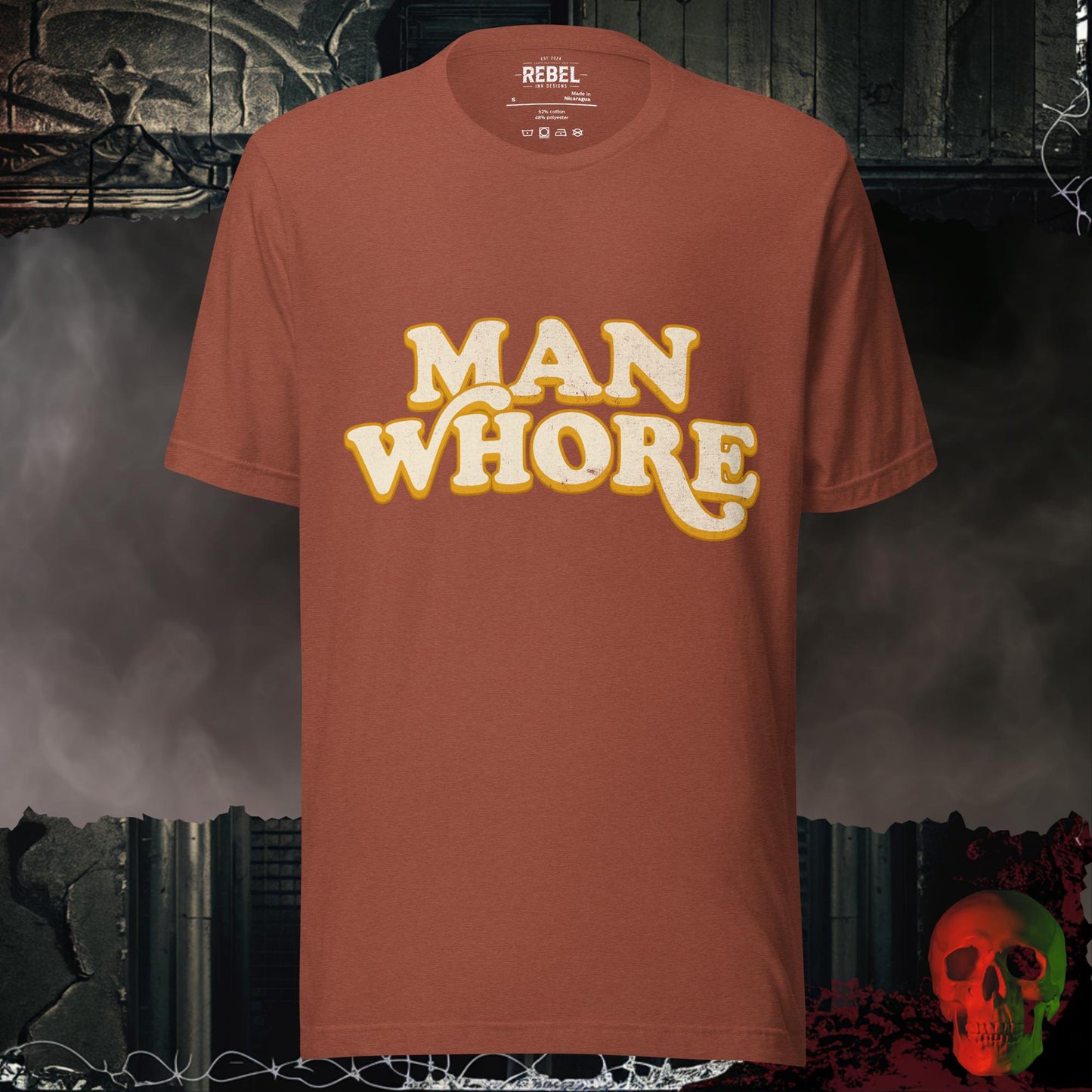 T-Shirt Heather Clay / S Man Whore Tee